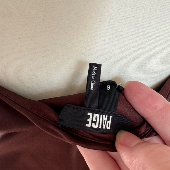 NWT PAIGE Gisele Rum Raisin Halter Top - Picture 6 of 7